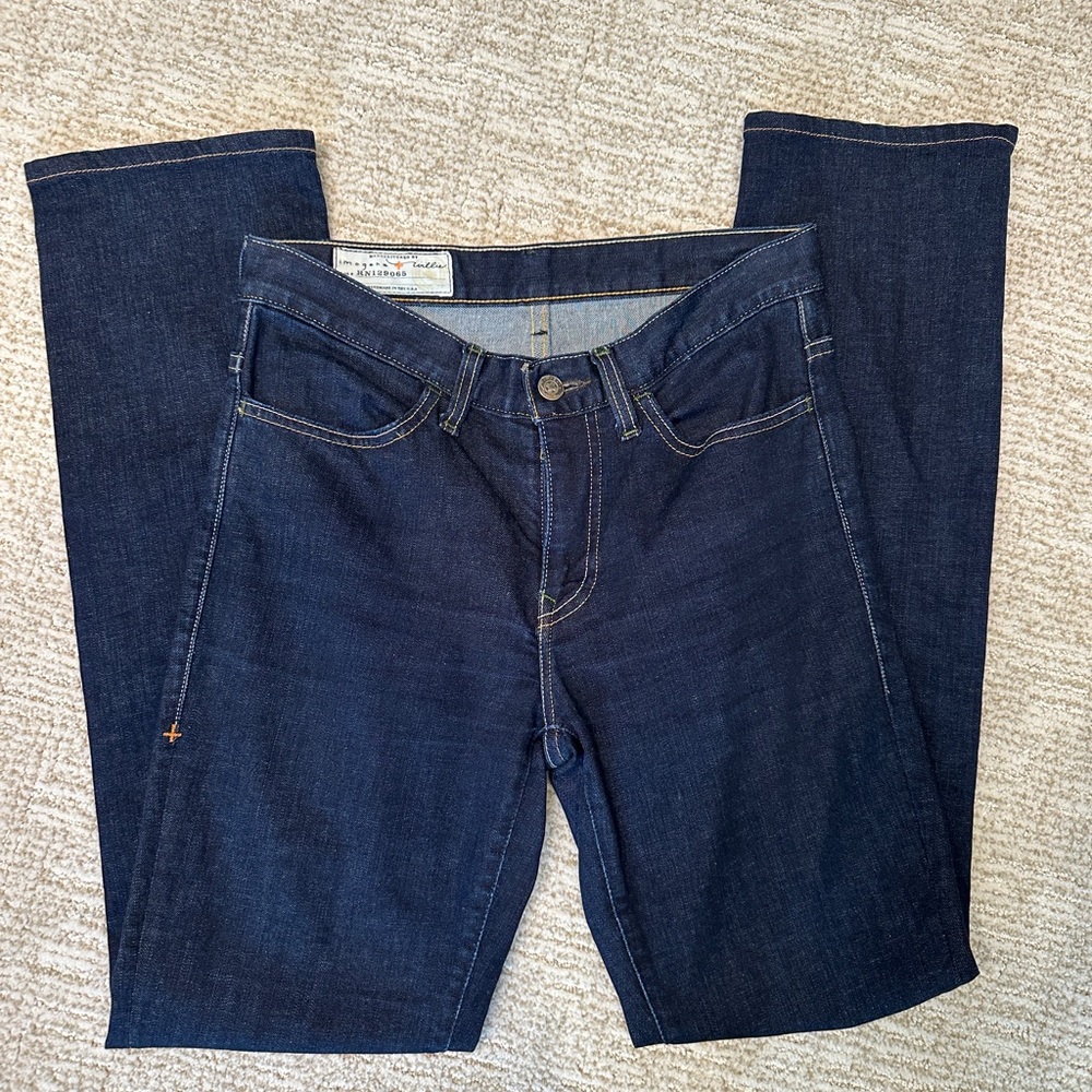imogene + willie Dark Blue Straight Leg Jeans